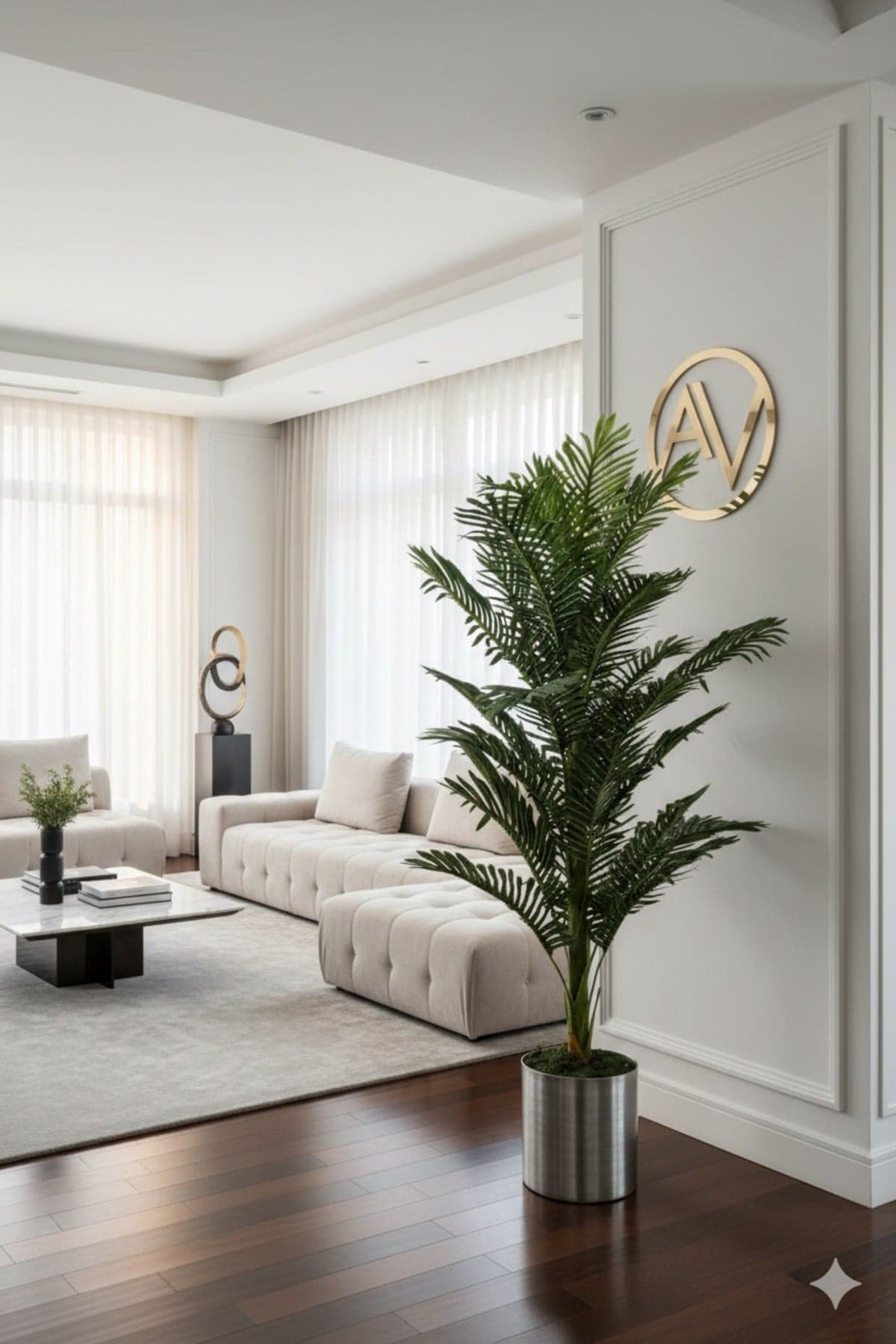 Areka Palmiye Ağacı | Yapay Ağaç | 1.60 metre 32 yapraklı