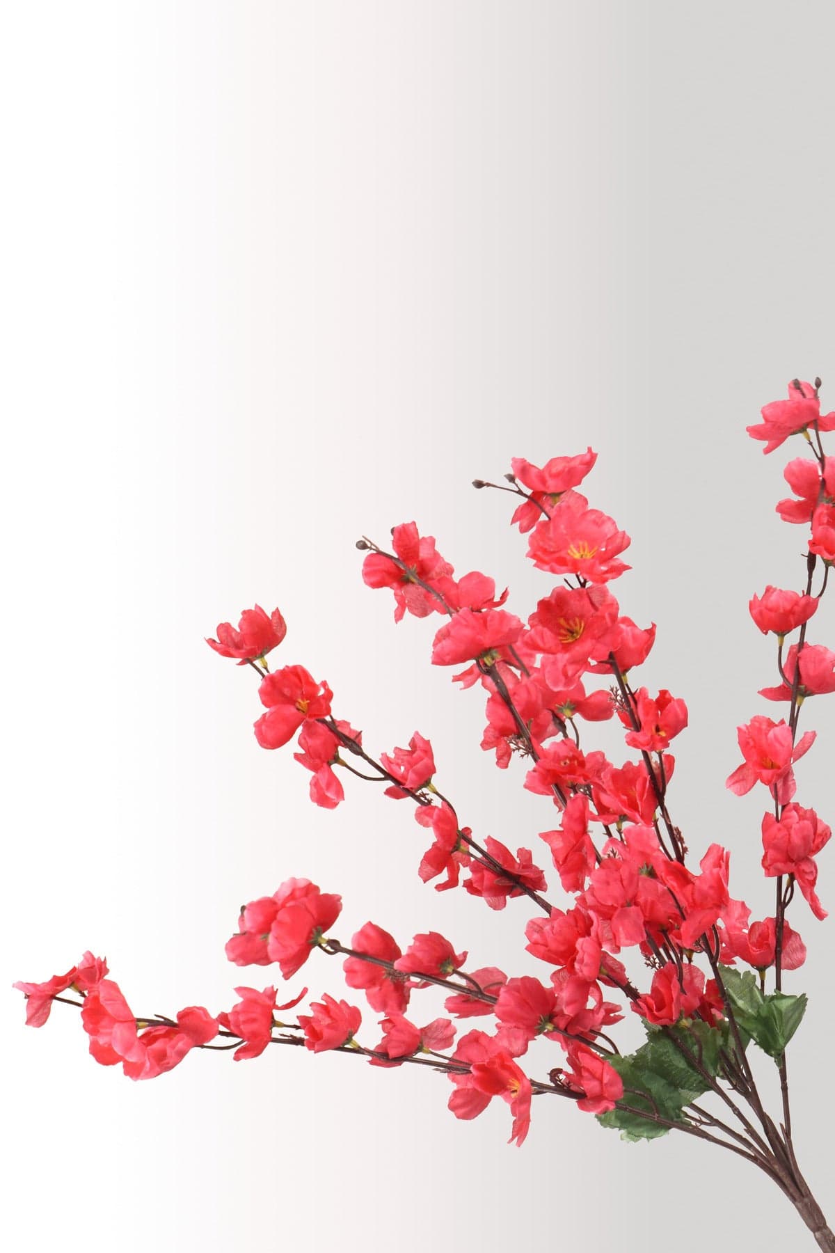 Yapay Çiçek Bahar Dalı, Japon Kiraz Çiçeği 9 Dallı 40 Cm Pembe