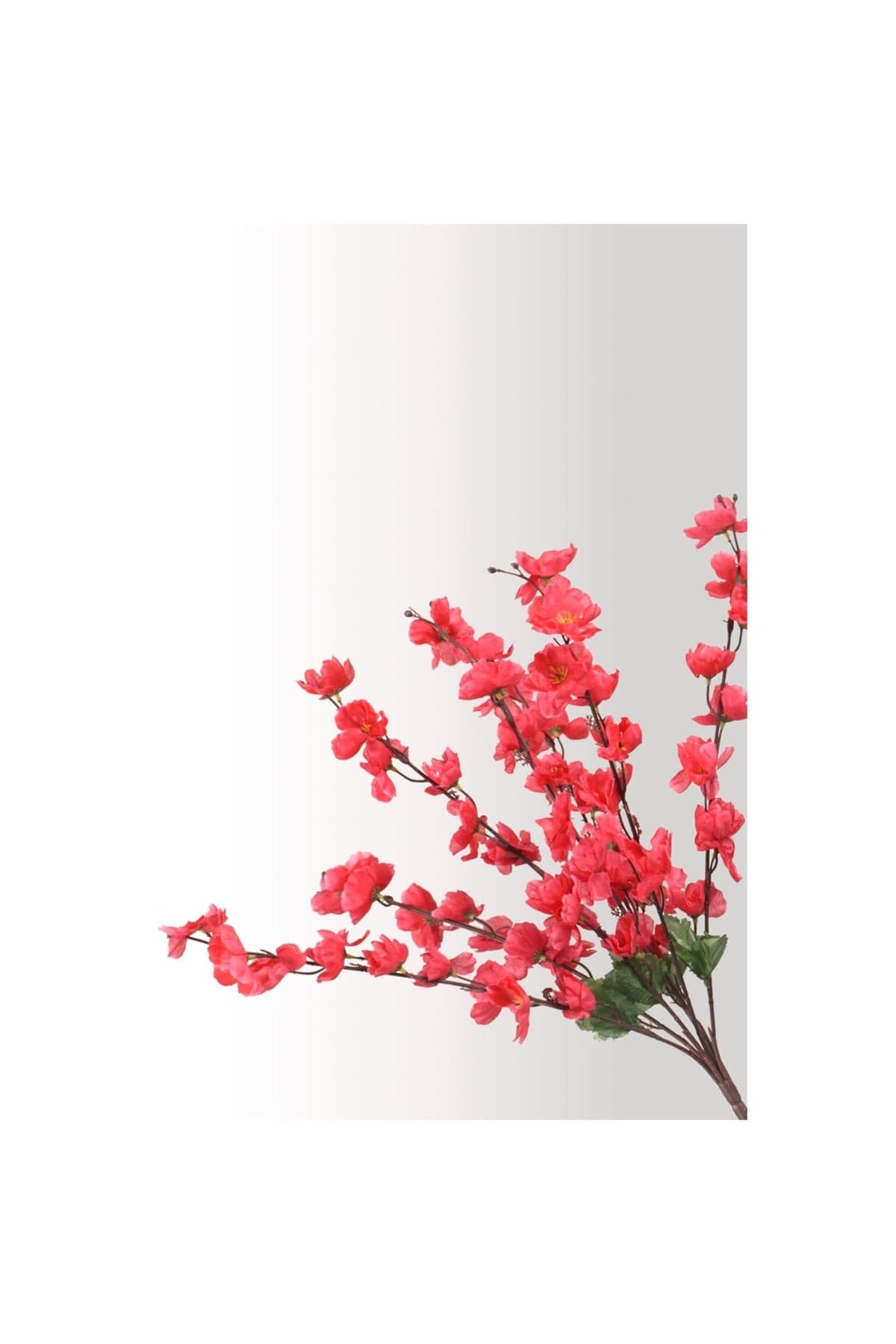 Yapay Çiçek Bahar Dalı, Japon Kiraz Çiçeği 9 Dallı 40 Cm Pembe