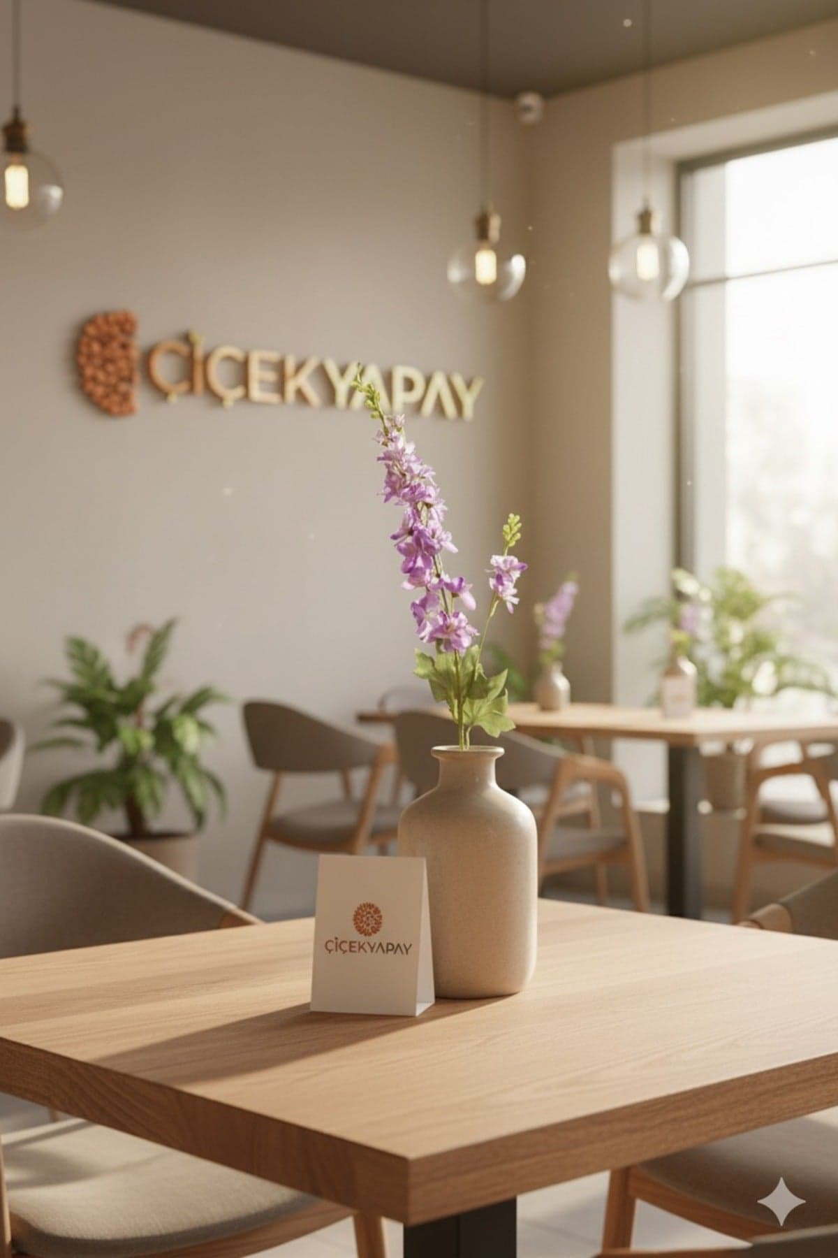 Yapay Lila Sümbül | 70 cm