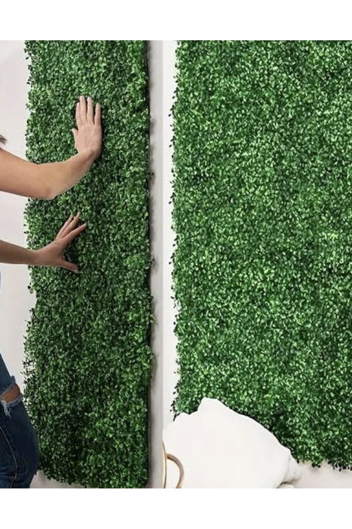 Yapay Şimşir Duvar Paneli | Dekoratif Panel 40x60